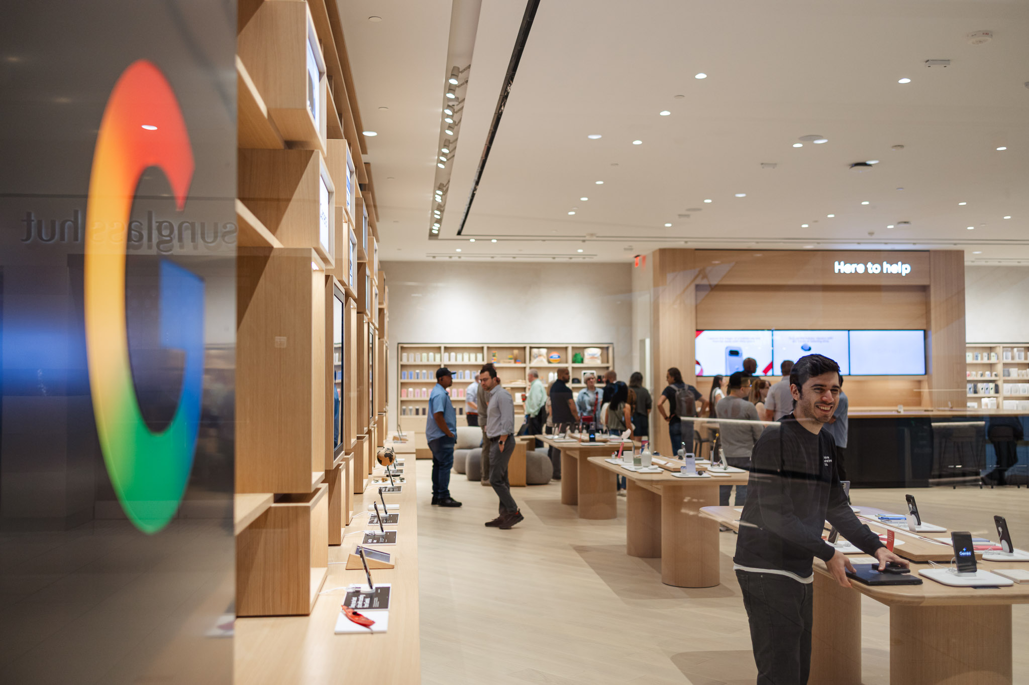 Google brand activation in Aventura, Florida