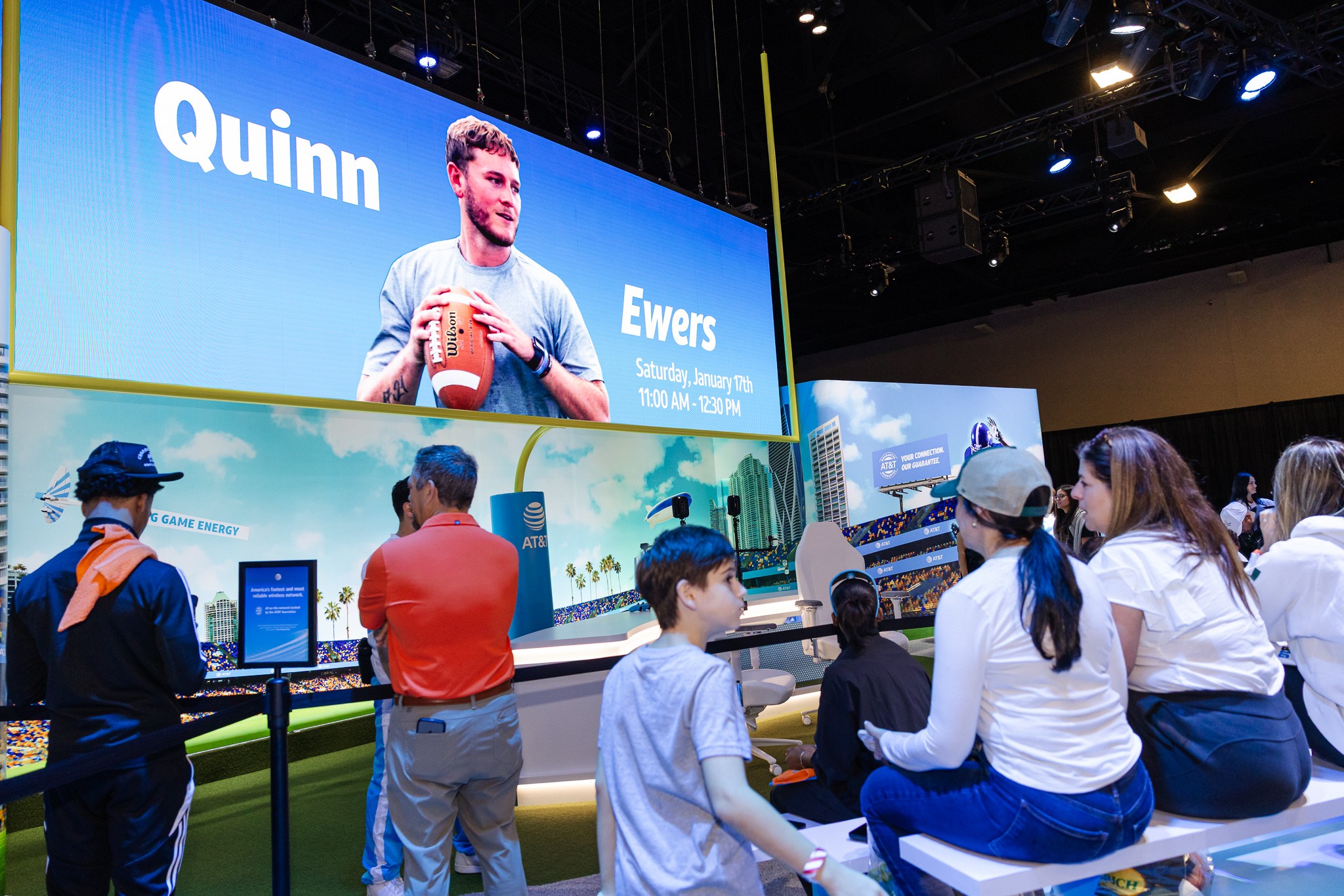 AT&T fan experience at College Football Playoff Fan Central in Miami Beach