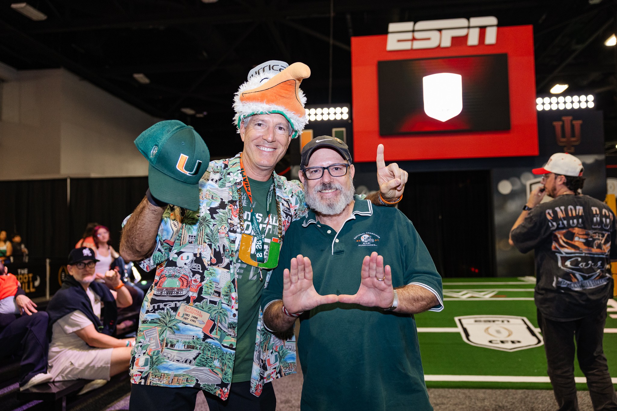 College Football Playoff fans at the Miami Beach Convention Center