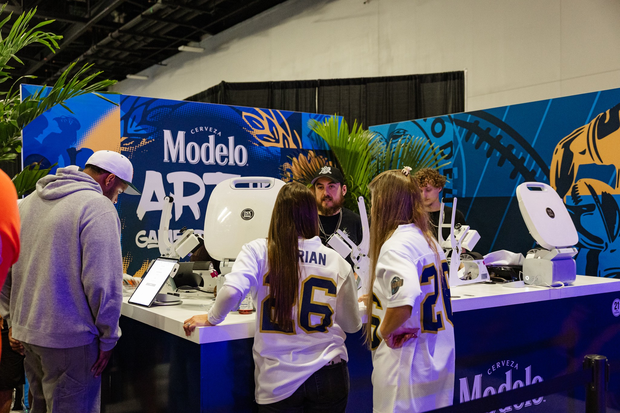 Modelo experiential brand activation during College Football Playoff Fan Central