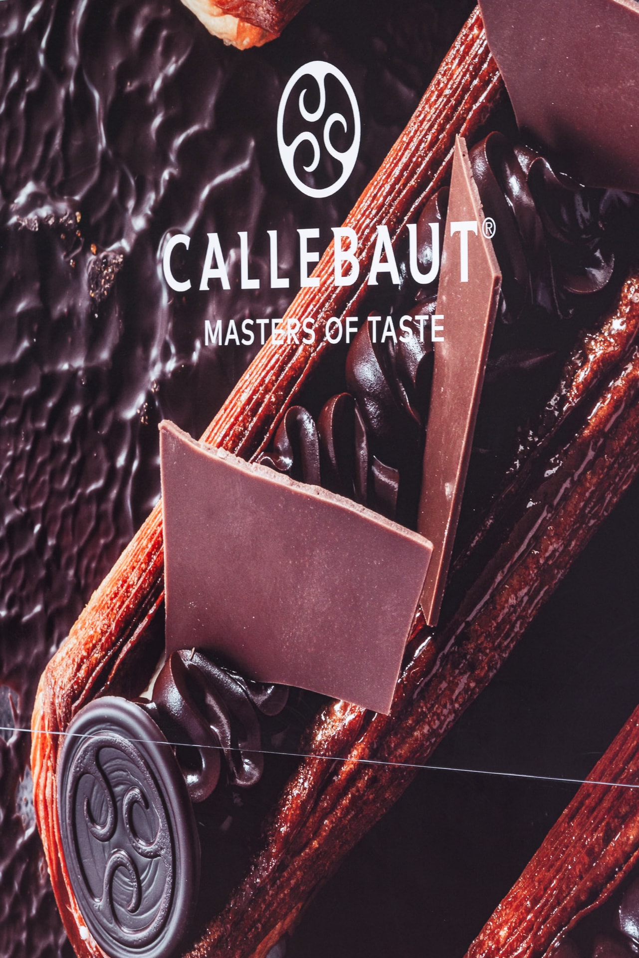 Callebaut Masters of Taste chocolate brand display at Amara at Paraiso in Miami, Florida
