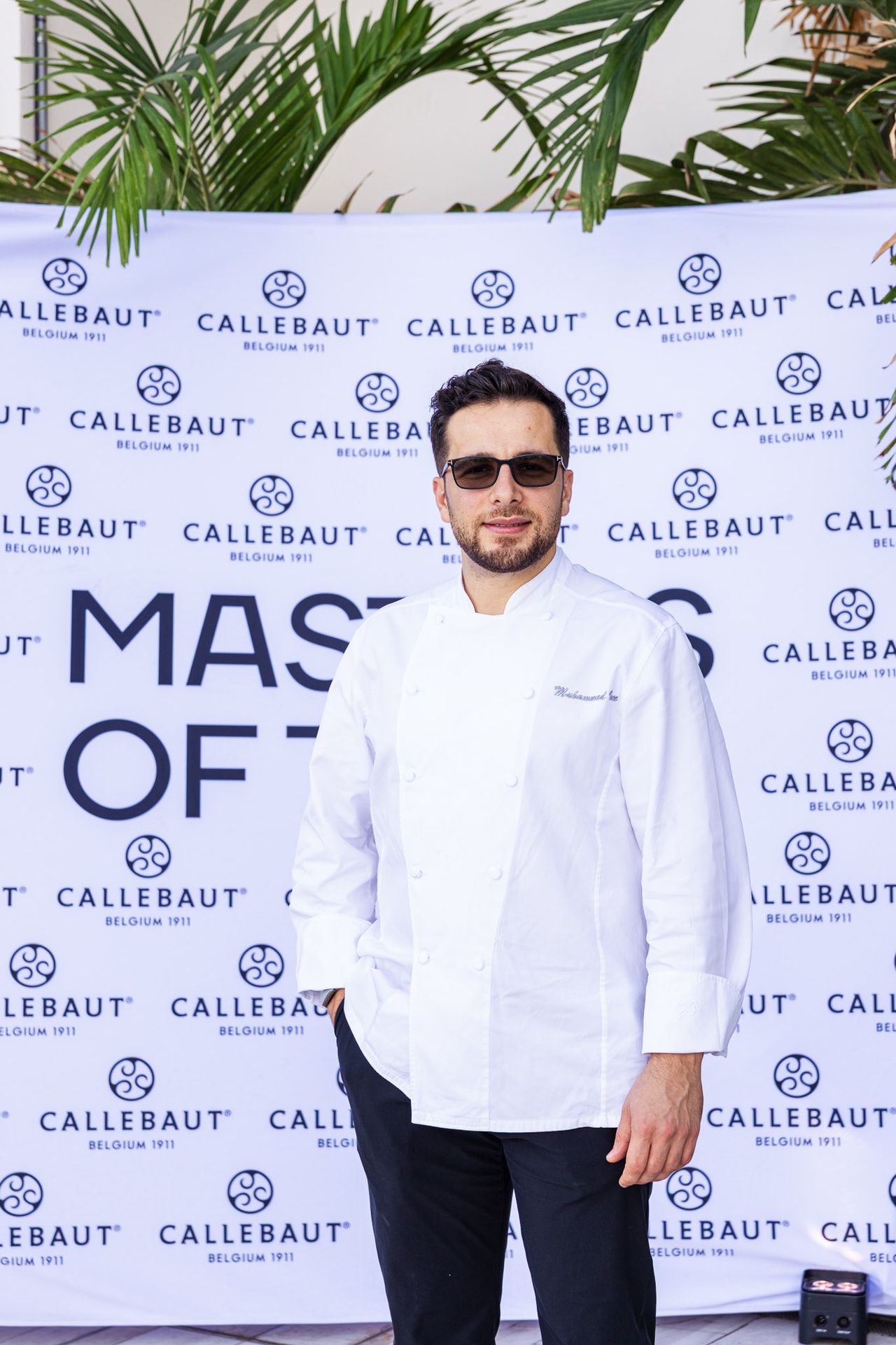 Chef portrait at the Callebaut Masters of Taste event in Miami