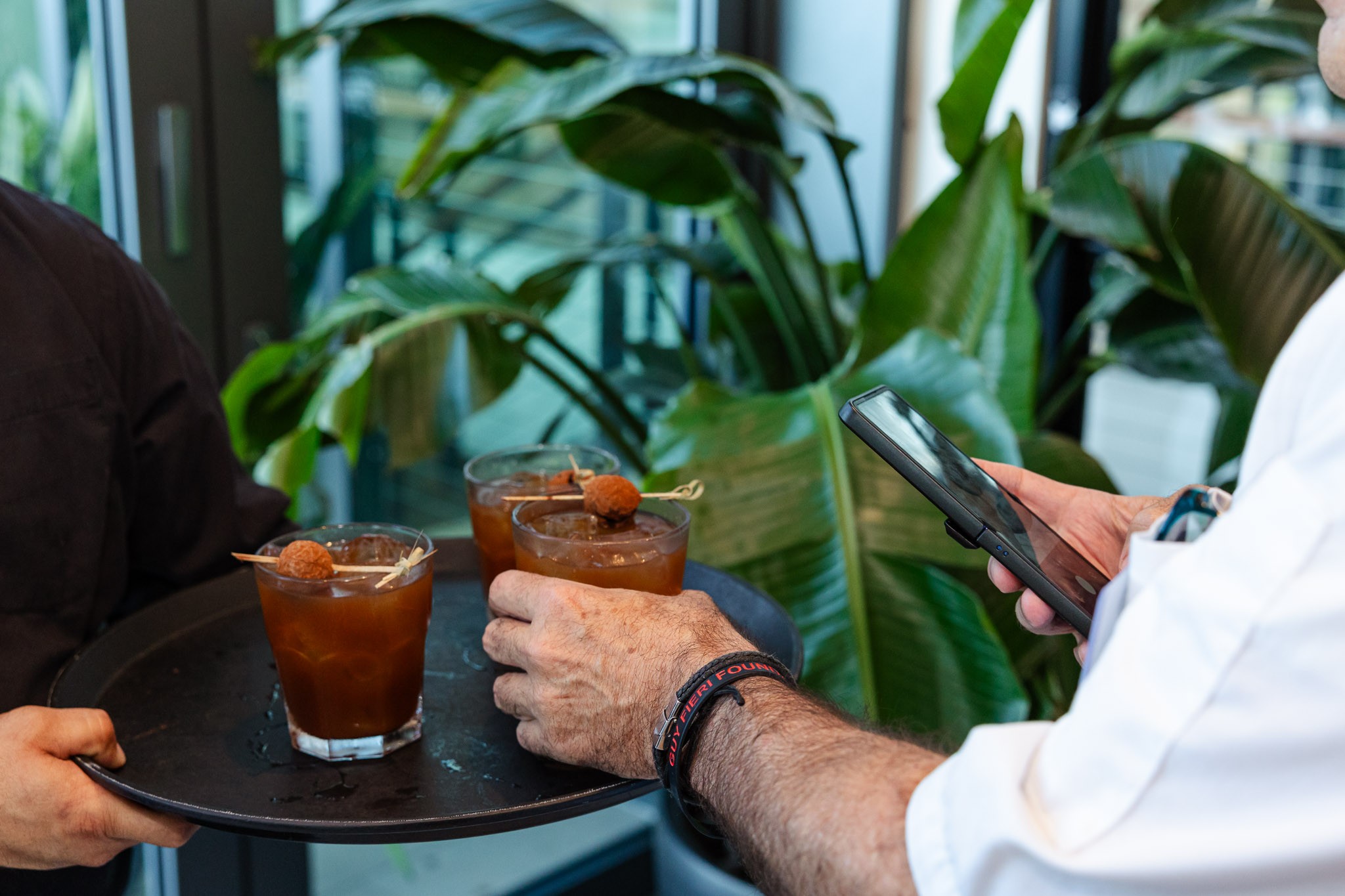 Chocolate-inspired cocktails served at the Callebaut Masters of Taste event in Miami