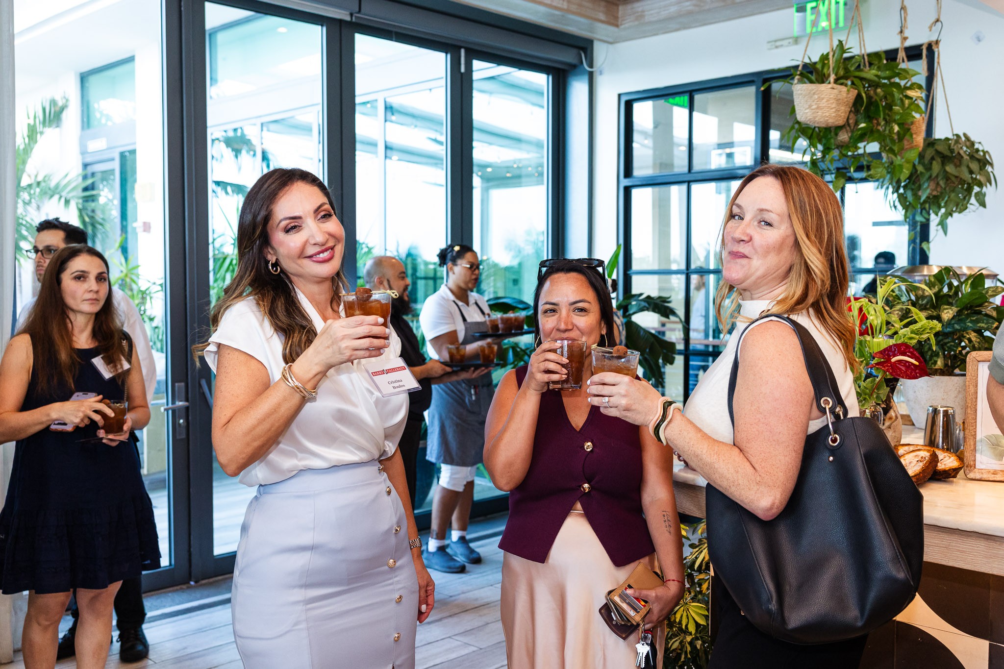 Guests enjoying the Callebaut Masters of Taste corporate event in Miami
